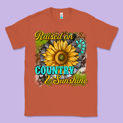 Classic Tee raised on country and sunshine