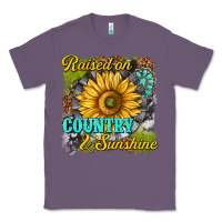 Lavender raised on country and sunshine Classic Tee - texasbilliewilder