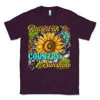 Plum raised on country and sunshine Classic Tee - texasbilliewilder