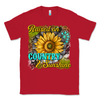 Red raised on country and sunshine Classic Tee - texasbilliewilder