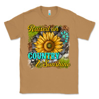 Toasted Coconut raised on country and sunshine Classic Tee - texasbilliewilder