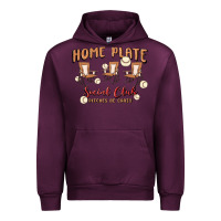 Mauve Wine glitter baseball Urban Hoodie - MaliasSmallBusiness