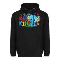 Black be kind autism elephant Heavyweight Hoodie - Zillion Design Studio