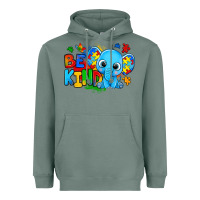 Sage be kind autism elephant Heavyweight Hoodie - Zillion Design Studio