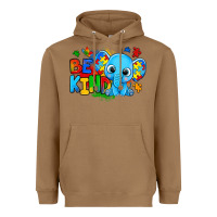Toasted Coconut be kind autism elephant Heavyweight Hoodie - Zillion Design Studio