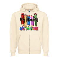 Sandshell my students are on point Zipper Hoodie - Zillion Design Studio