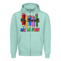 Seafoam my students are on point Zipper Hoodie - Zillion Design Studio