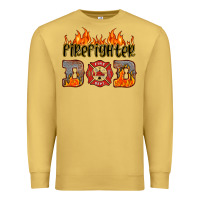 Antique Gold firefighter dad Premium Sweatshirt - HRA Design Shop