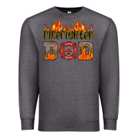 Charcoal Heather firefighter dad Premium Sweatshirt - HRA Design Shop