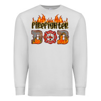 Dove Grey firefighter dad Premium Sweatshirt - HRA Design Shop