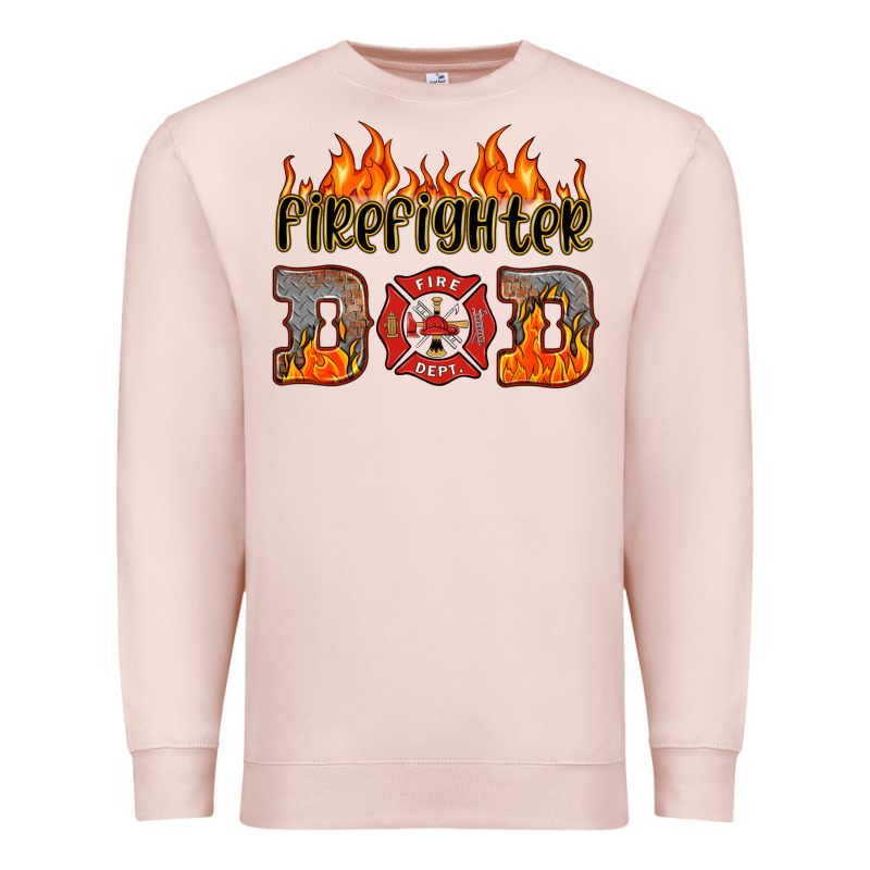 Firefighter Dad Premium Sweatshirt by HRA Design Shop | Teevron