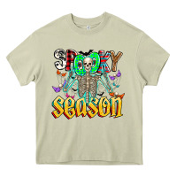 Mossy Spooky Season Heavy Core Tee - CowhideDigitalArt
