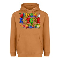 Meerkat i teach ausome kids autism teacher Heavyweight Hoodie - Zillion Design Studio