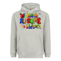 Moon Dust i teach ausome kids autism teacher Heavyweight Hoodie - Zillion Design Studio