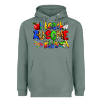 Sage i teach ausome kids autism teacher Heavyweight Hoodie - Zillion Design Studio