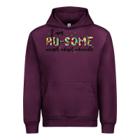 Mauve Wine i am au some Urban Hoodie - MaliasSmallBusiness