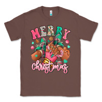 Chestnut pink merry christmas black girl sneakers Classic Tee - RanaPortraitStore
