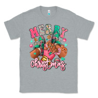 Heather Grey pink merry christmas black girl sneakers Classic Tee - RanaPortraitStore