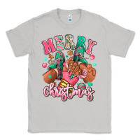 Moon Dust pink merry christmas black girl sneakers Classic Tee - RanaPortraitStore