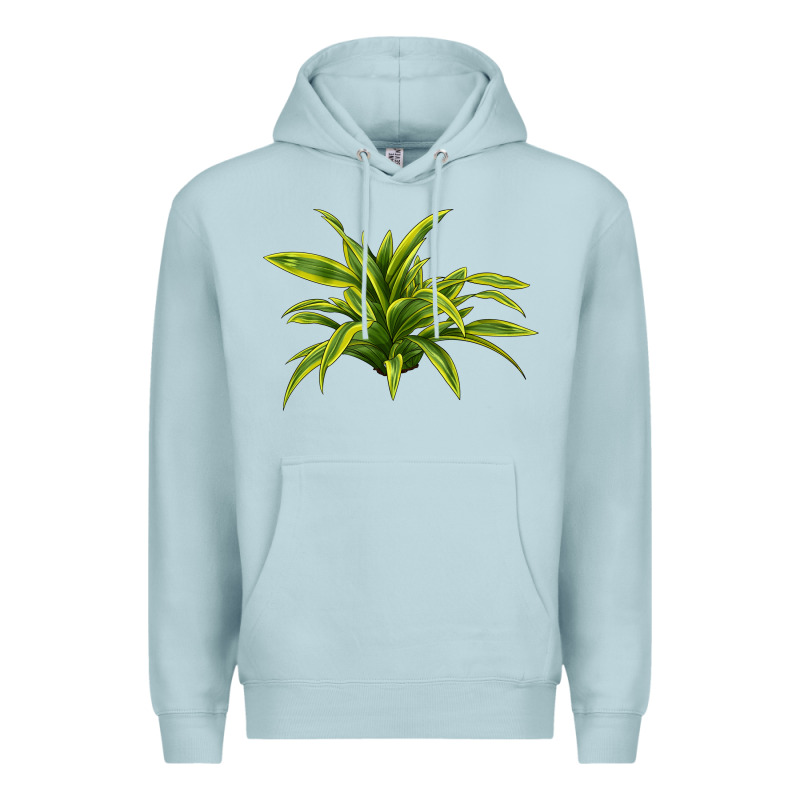 Lemon Lime Dracaena Leaf Premium Hoodie by LillyAllenDesigns | Teevron