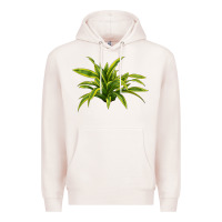 Pale Pink Lemon Lime Dracaena Leaf Premium Hoodie - LillyAllenDesigns