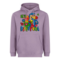 Lavender it's ok to be different autism trex Heavyweight Hoodie - Zillion Design Studio