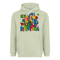 Matcha it's ok to be different autism trex Heavyweight Hoodie - Zillion Design Studio