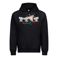 Black it's okay to be different Urban Hoodie - MaliasSmallBusiness