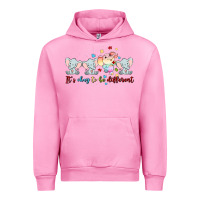 Fuchsia Pink it's okay to be different Urban Hoodie - MaliasSmallBusiness