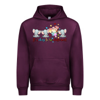 Mauve Wine it's okay to be different Urban Hoodie - MaliasSmallBusiness