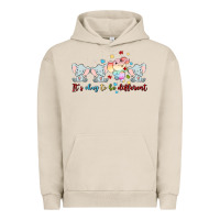 Pigment French Oak it's okay to be different Urban Hoodie - MaliasSmallBusiness