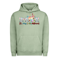 Pigment Oil Green it's okay to be different Urban Hoodie - MaliasSmallBusiness
