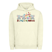 Pigment Pistachio it's okay to be different Urban Hoodie - MaliasSmallBusiness