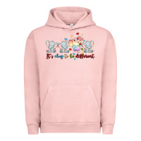 Pigment Salmon it's okay to be different Urban Hoodie - MaliasSmallBusiness