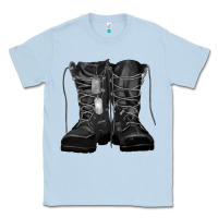 Dusty Blue soldier boots Classic Tee - RanaPortraitStore