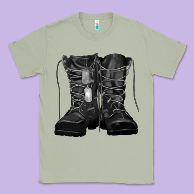 Soldier Boots Classic Tee Designed By Ranaportraitstore
