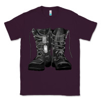 Plum soldier boots Classic Tee - RanaPortraitStore
