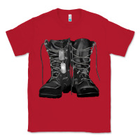 Red soldier boots Classic Tee - RanaPortraitStore