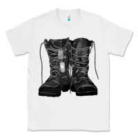 White soldier boots Classic Tee - RanaPortraitStore