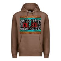 Chestnut leopard lightning bolt mimi mother's day Premium Hoodie - Jasminsmagicworld