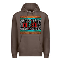 Coffee leopard lightning bolt mimi mother's day Premium Hoodie - Jasminsmagicworld