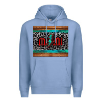 Colony Blue leopard lightning bolt mimi mother's day Premium Hoodie - Jasminsmagicworld