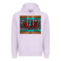Lilac leopard lightning bolt mimi mother's day Premium Hoodie - Jasminsmagicworld