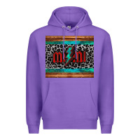 Purple leopard lightning bolt mimi mother's day Premium Hoodie - Jasminsmagicworld