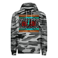 Slate Camo leopard lightning bolt mimi mother's day Premium Hoodie - Jasminsmagicworld