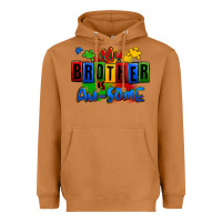 Meerkat my brother is ausome autism Heavyweight Hoodie - Zillion Design Studio
