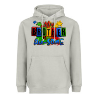 Moon Dust my brother is ausome autism Heavyweight Hoodie - Zillion Design Studio