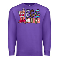 Purple Egg Hunter Premium Sweatshirt - CowhideDigitalArt
