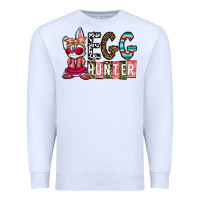 White Egg Hunter Premium Sweatshirt - CowhideDigitalArt