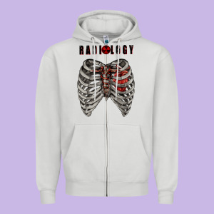 Radiology Zipper Hoodie Designed By Ranaportraitstore